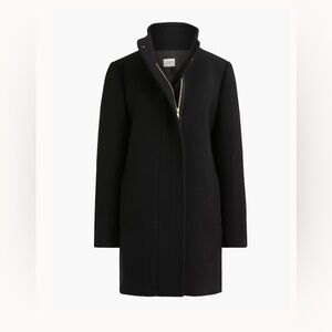 NWT JCREW City coat with button neck